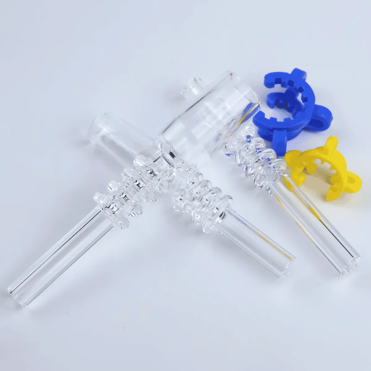 JCVAP Quartz Tips 10mm 14mm nectar collector tip met clip