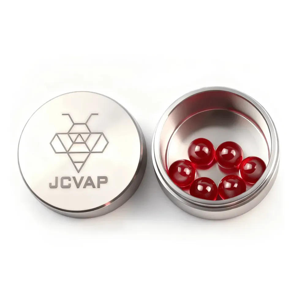JCVAP Ruby Terp Pearls 4,5mm met Rio Pot
