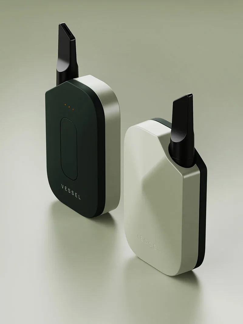 Vessel Compass Rise vaporizer Sage staand design