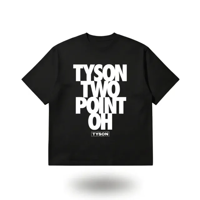 Tyson 2.0 Two Point Oh T-Shirt Zwart katoen