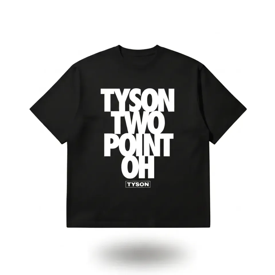 Tyson 2.0 Two Point Oh T-Shirt Zwart katoen