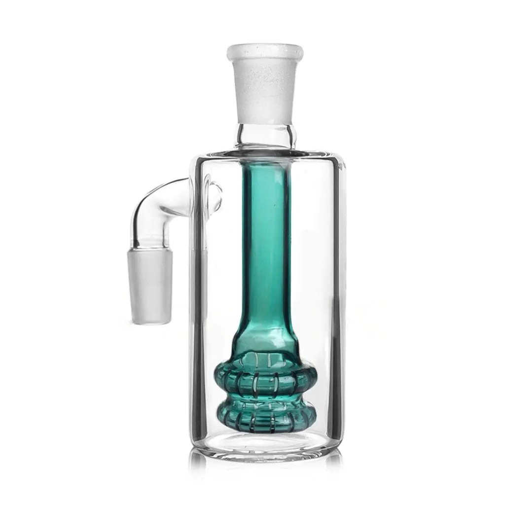 Dip Devices Double-Tier Showerhead ashcatcher 14mm 90° blauw