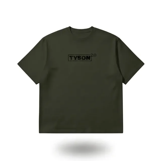Tyson 2.0 Tonal T-shirt groen katoen unisex