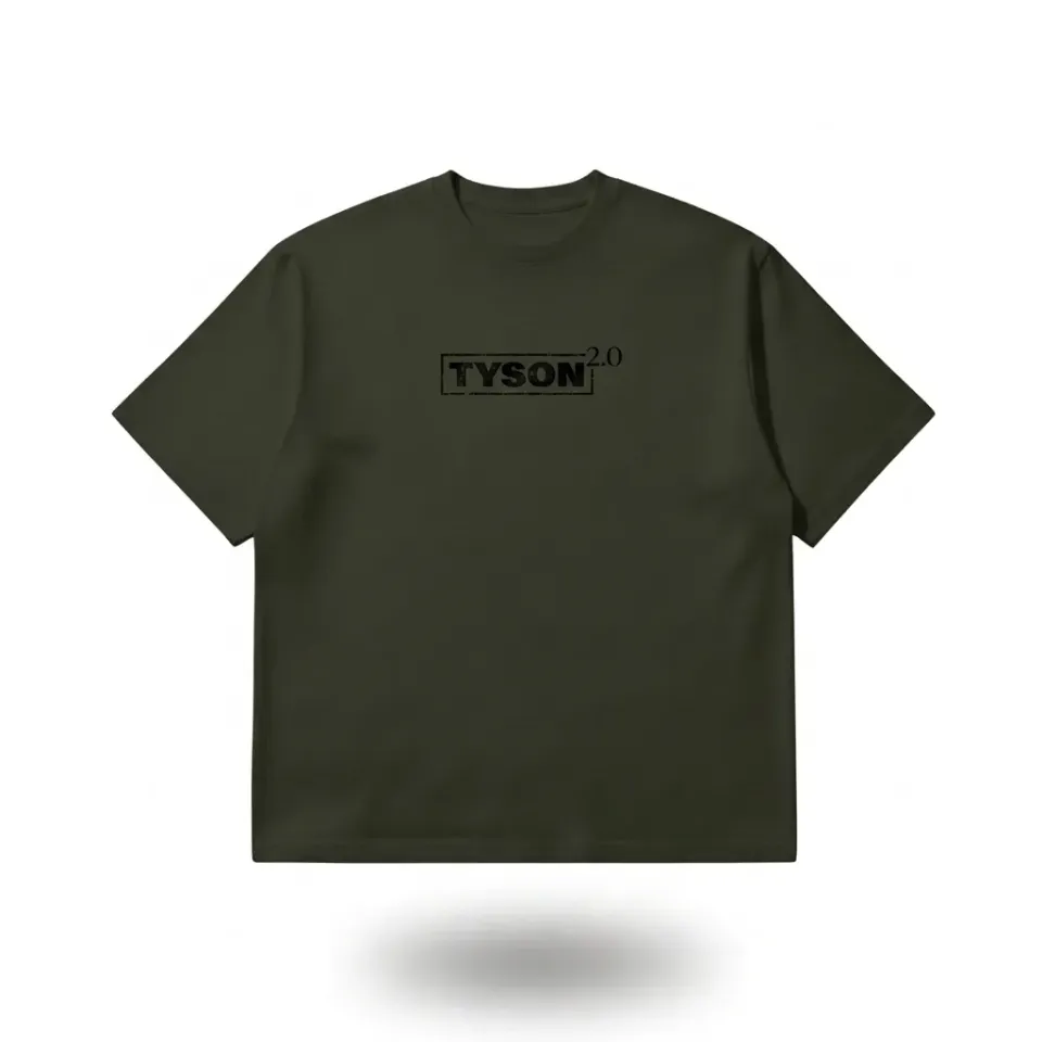 Tyson 2.0 Tonal T-shirt groen katoen unisex