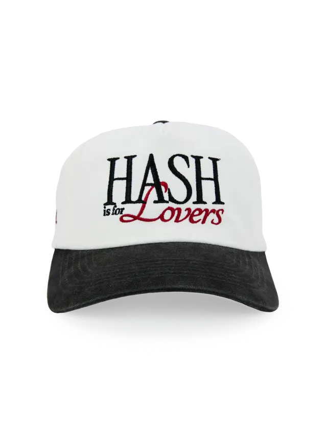 Puffco Hash is for Lovers Hat snapback wit-zwart