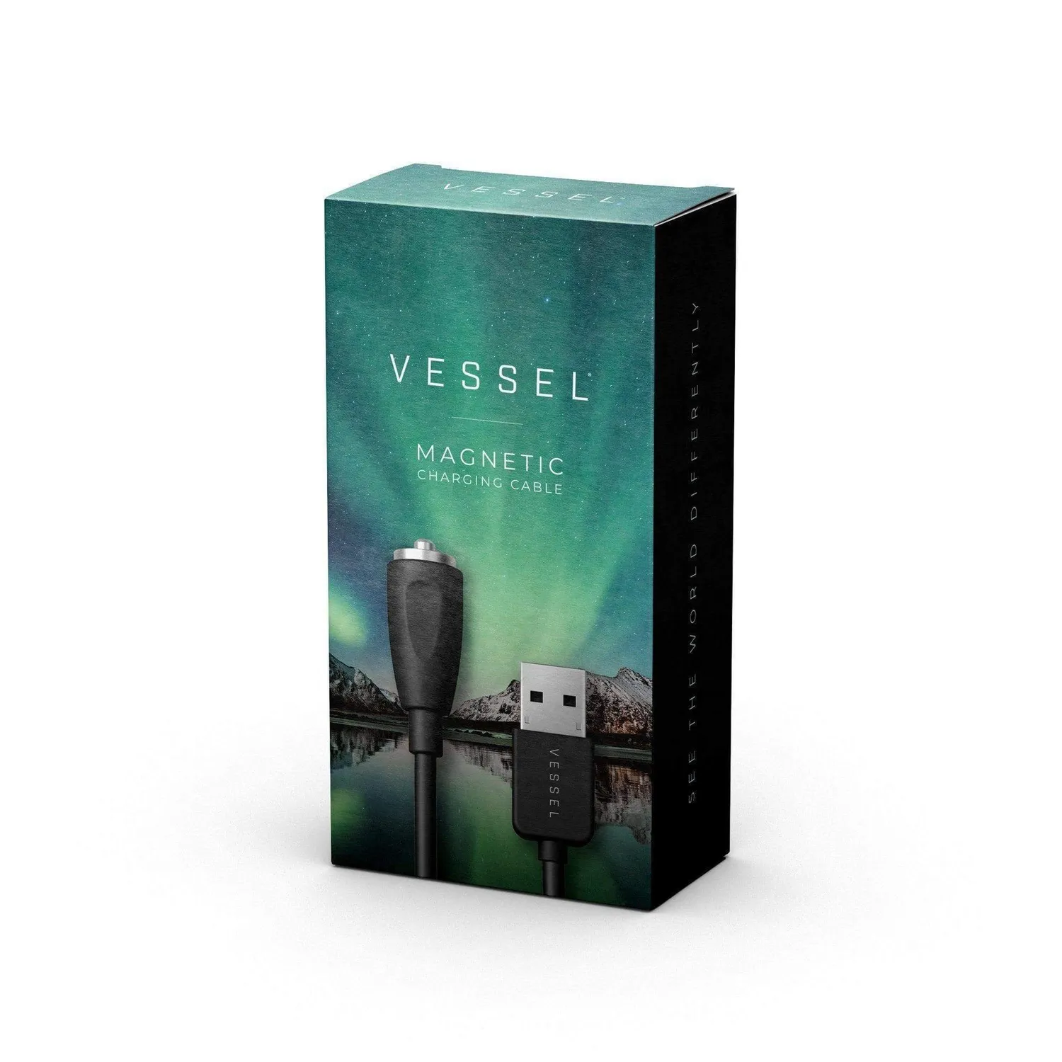 Vessel Magnetic Charging Cable 2.0 oplaadkabel zwart magnetisch