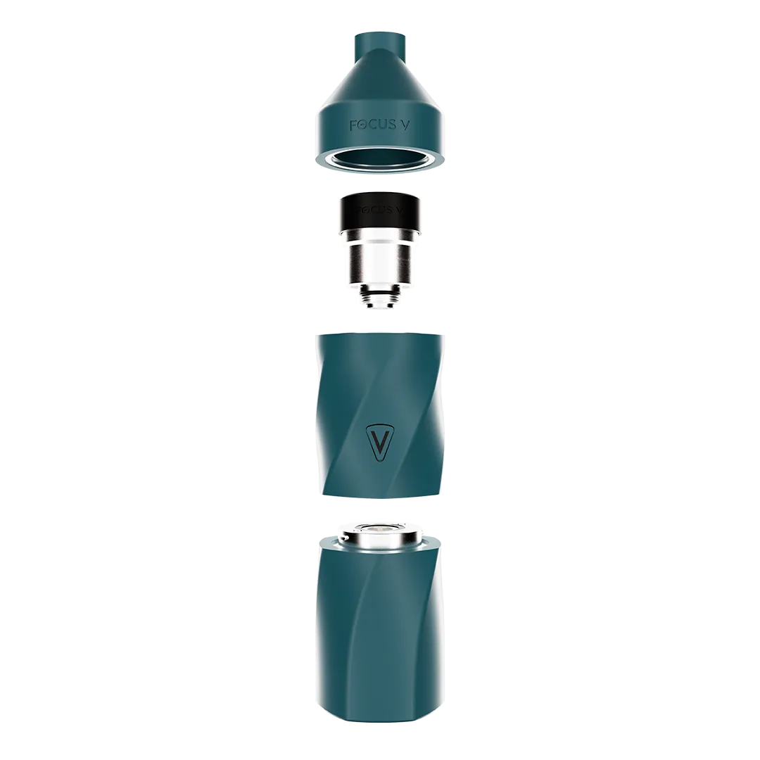 Focus V Aeris Midnight draagbare vaporizer compact zwart
