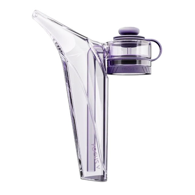 Focus V Aeris bubbler paars met Swivel