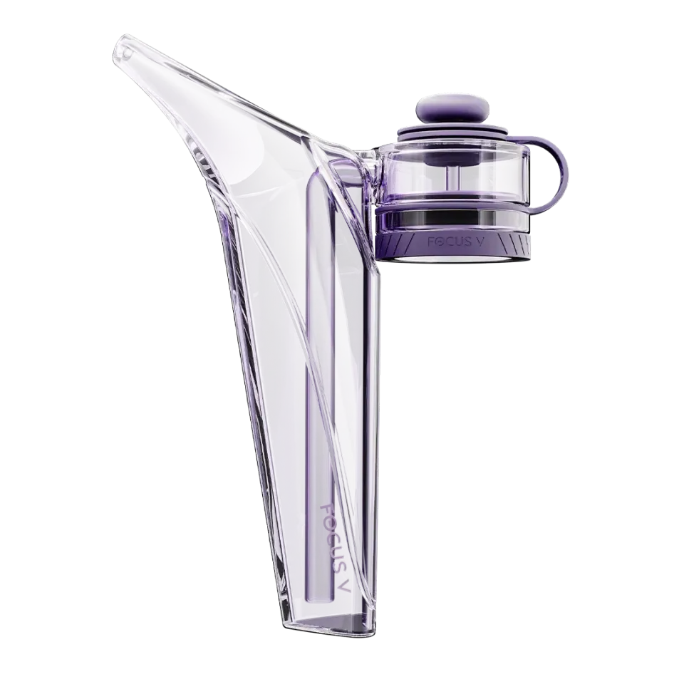 Focus V Aeris bubbler paars met Swivel