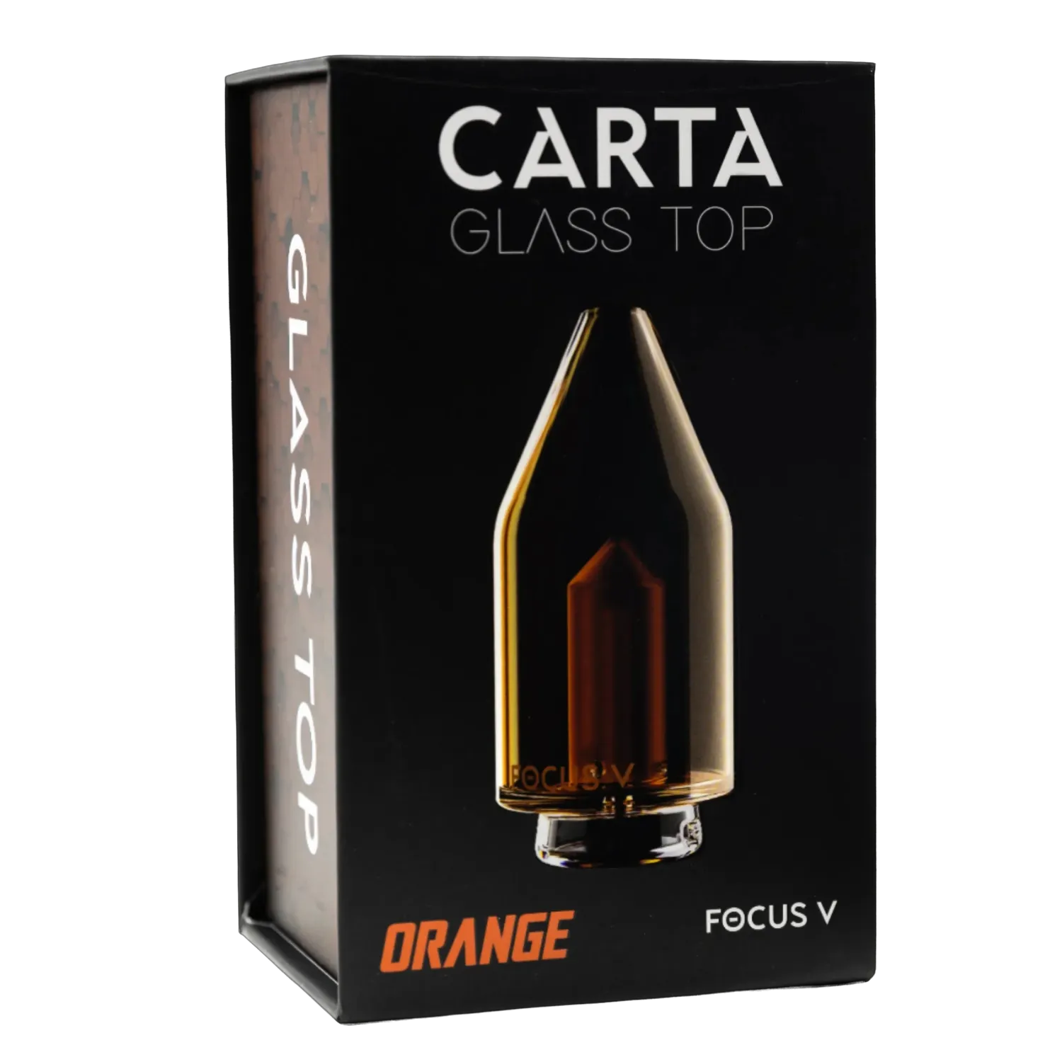 Focus V CARTA Glass Top glazen opzetstuk oranje transparant