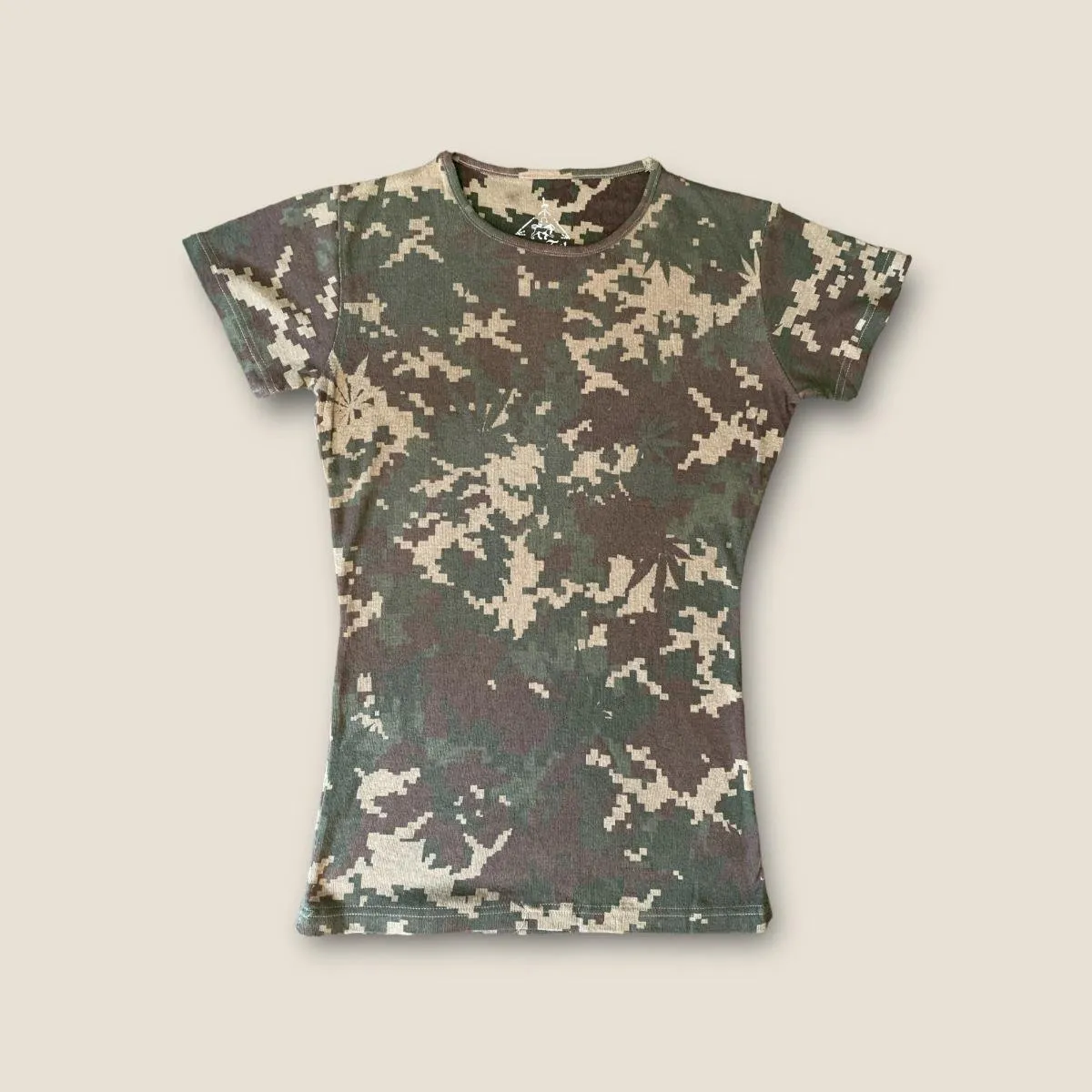 Divine Tribe Digicam dames T-shirt hennep bamboe large digicam
