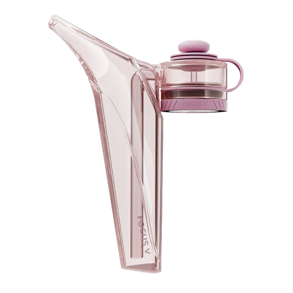 Focus V AERIS Bubbler glazen opzetstuk roze Swivel