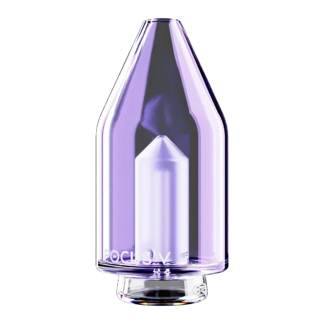 Focus V Carta Glass Top glazen opzetstuk paars