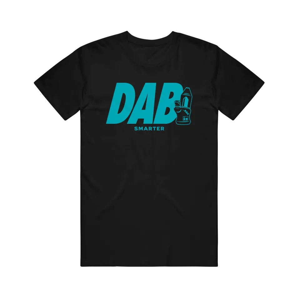 Focus V Dab Smarter T-shirt katoen teal