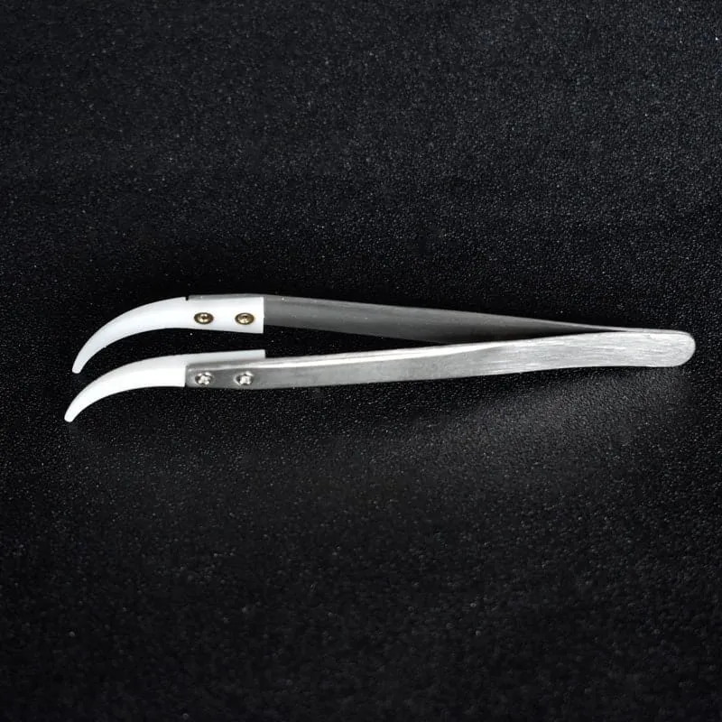 JCVAP 90 Degree Ceramic pincet hittebestendig zwart