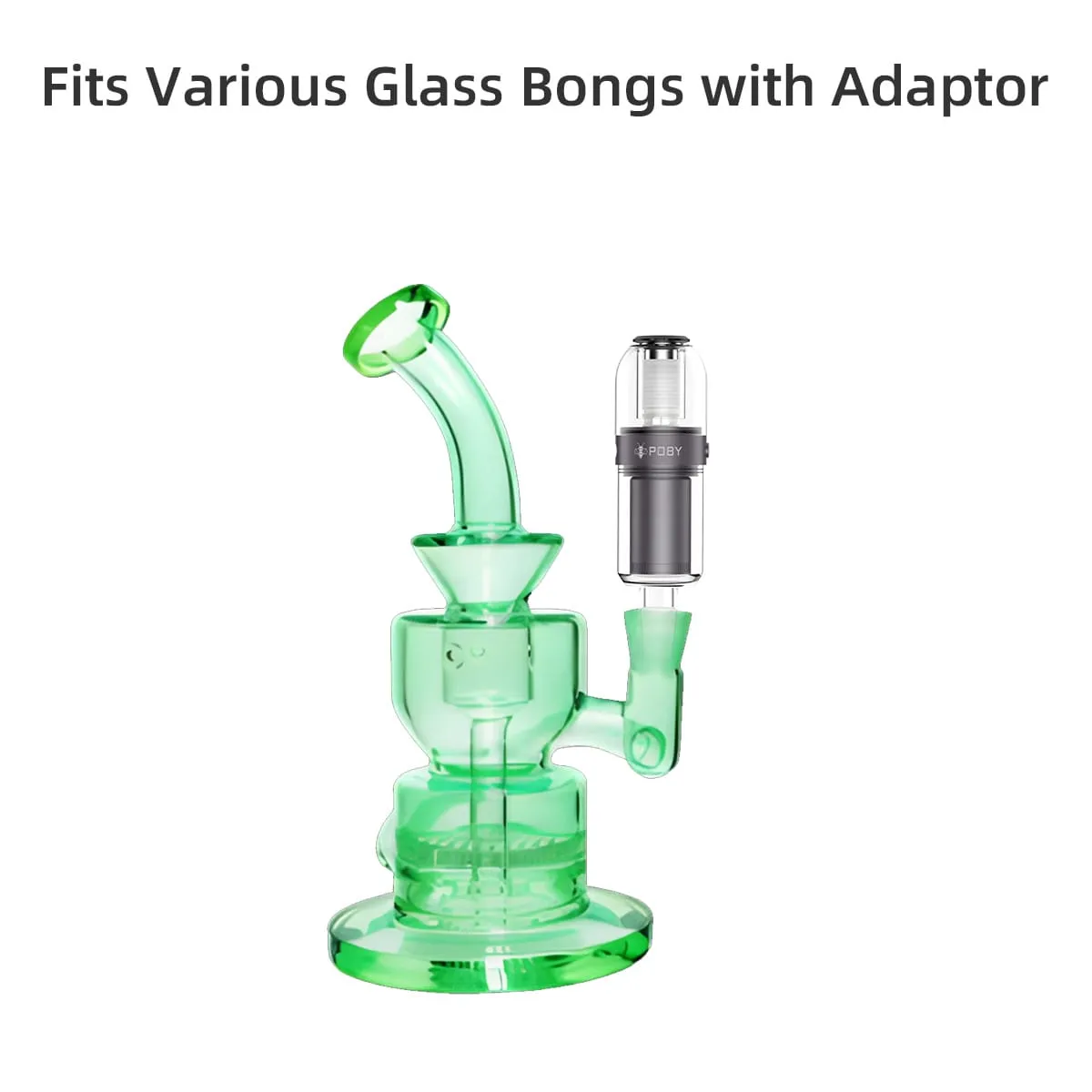 JCVAP Poby 2-in-1 Vaporizer Kit Kruiden en Concentraat