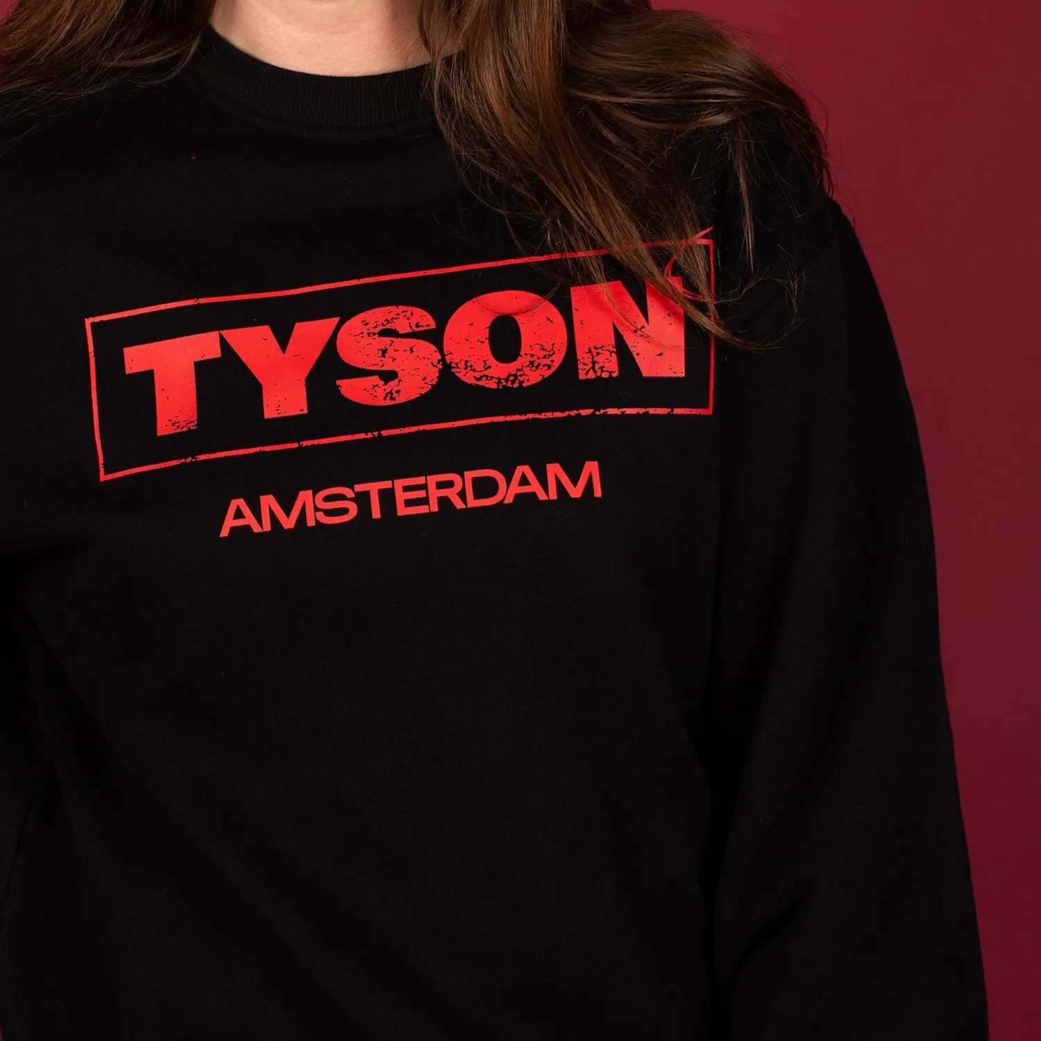 Tyson 2.0 Sweatshirt unisex katoen zwart
