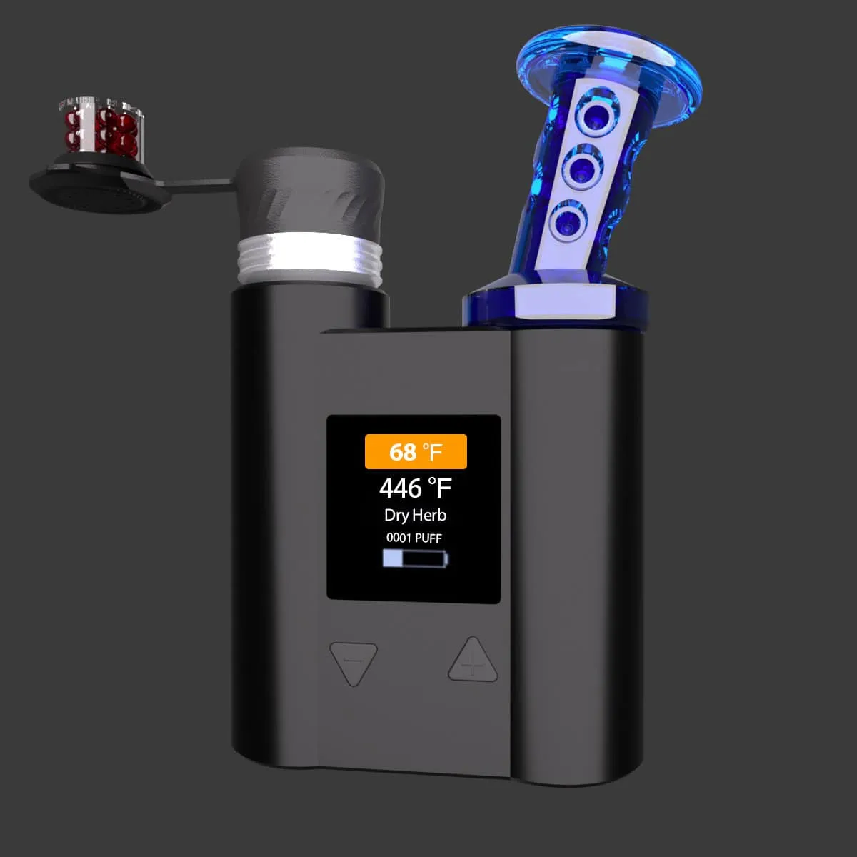 JCVAP Chillstrain top glas voor Pockety Herbcloud