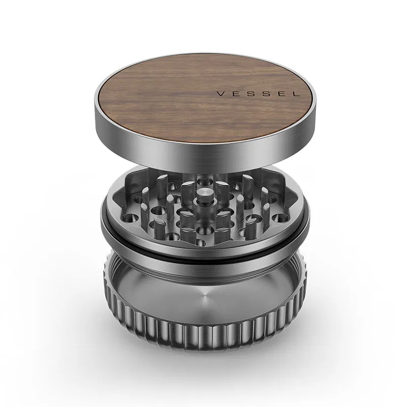 Vessel Mill Walnut grinder 3-delig aluminium