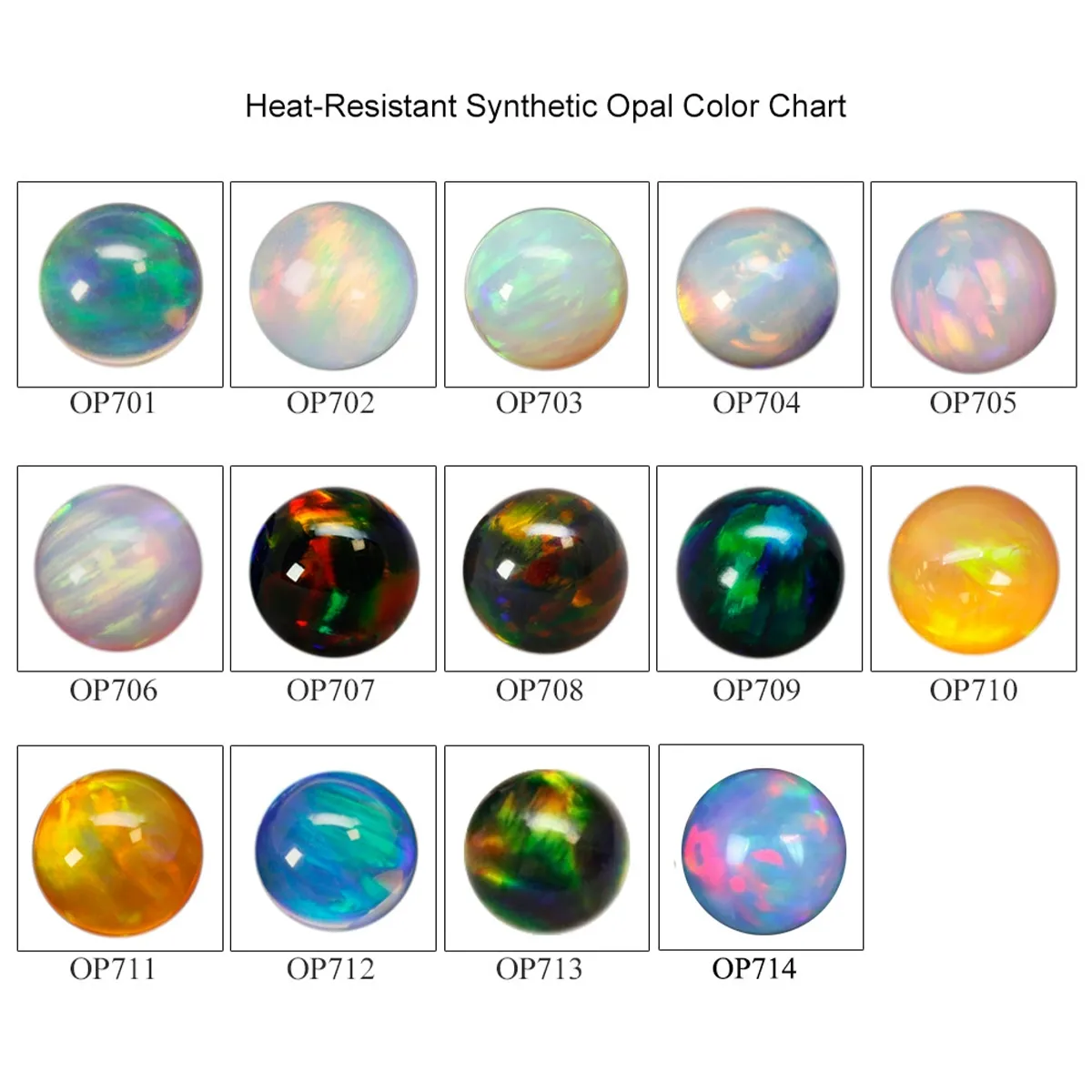 JCVAP Five Stars Opal terp parels hittebestendig set