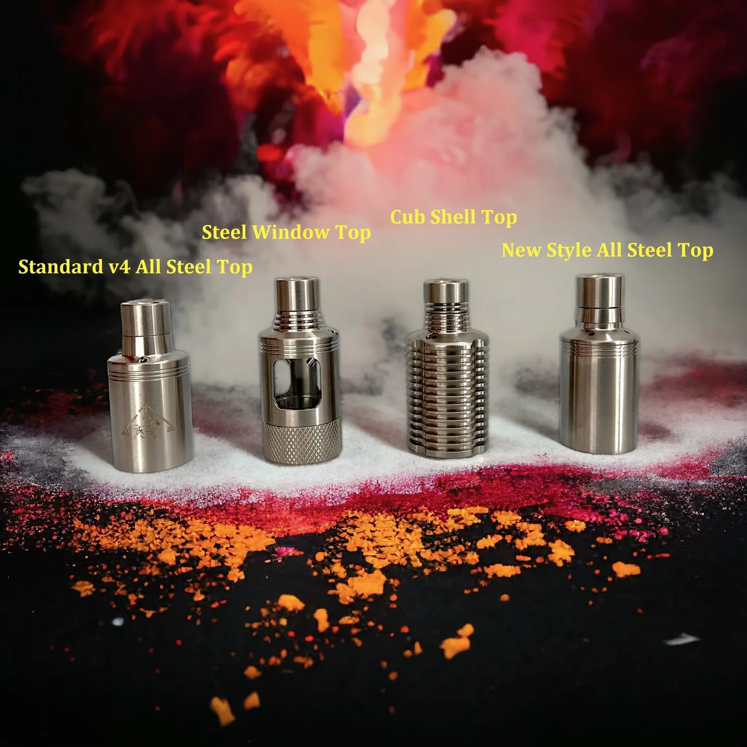 Divine Tribe V5 V4 Cub stalen top mondstuk staal