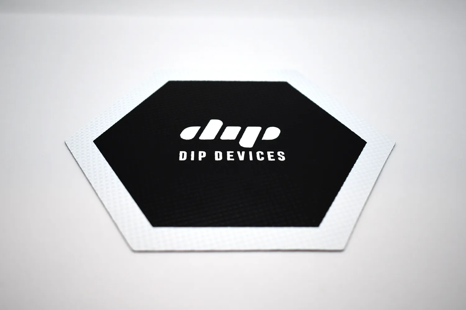 Dip Devices Dip Hexagon Mat siliconen mat zwart goud 80mm