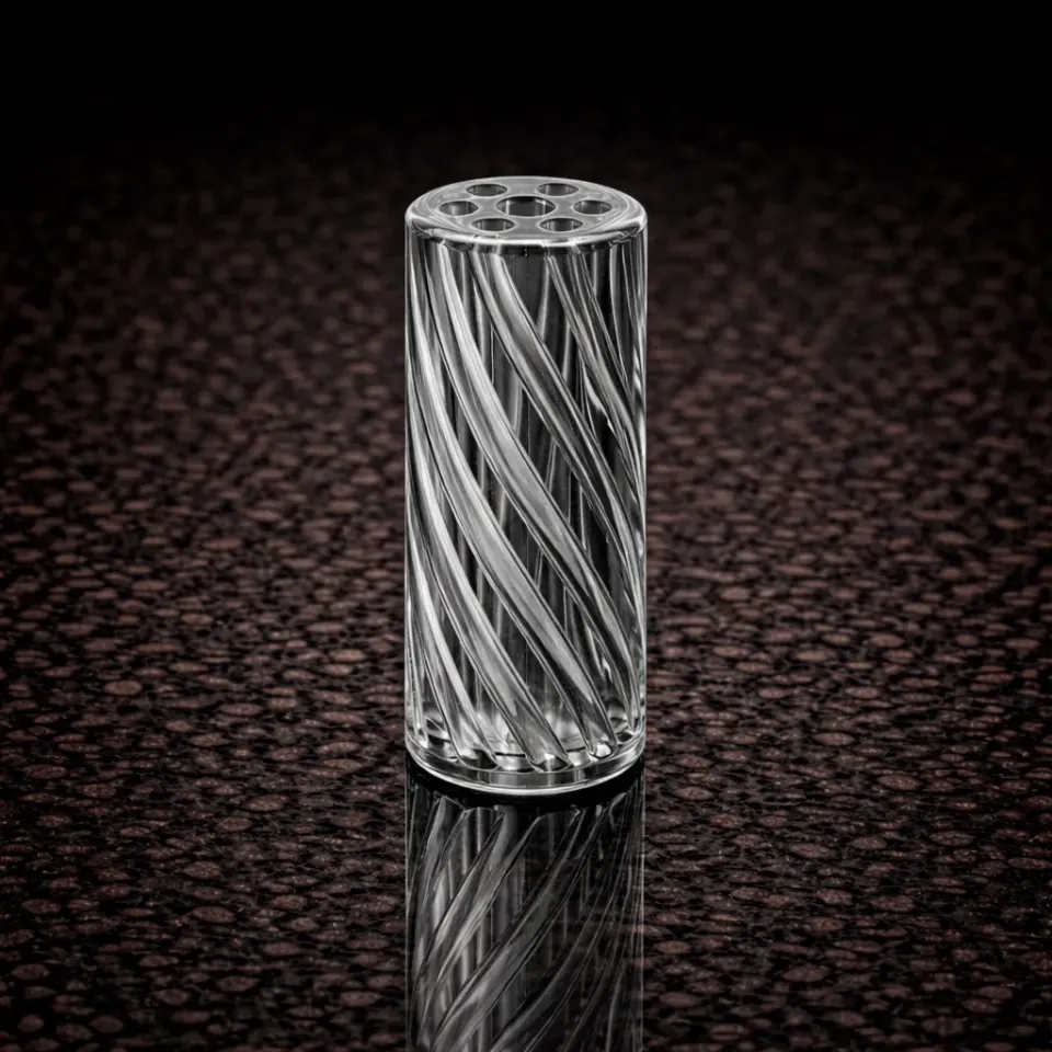 JCVAP BrezTips glazen filtertip 8mm grijs glas