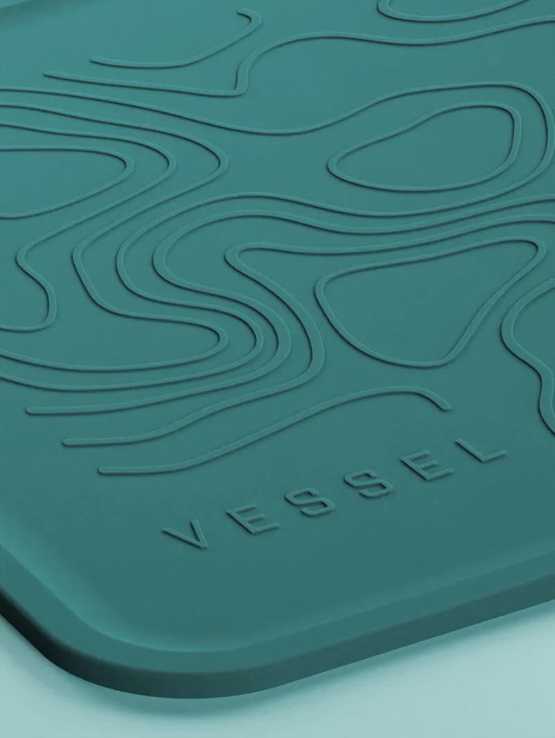 Vessel Mat siliconen mat Emerald groen hittebestendig
