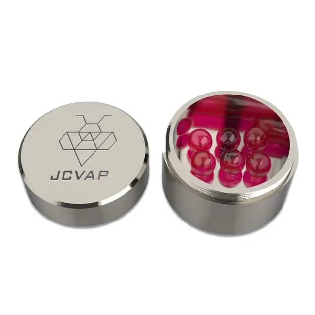 JCVAP Ruby Terp Pearls 4mm dab parels 6 stuks ruby
