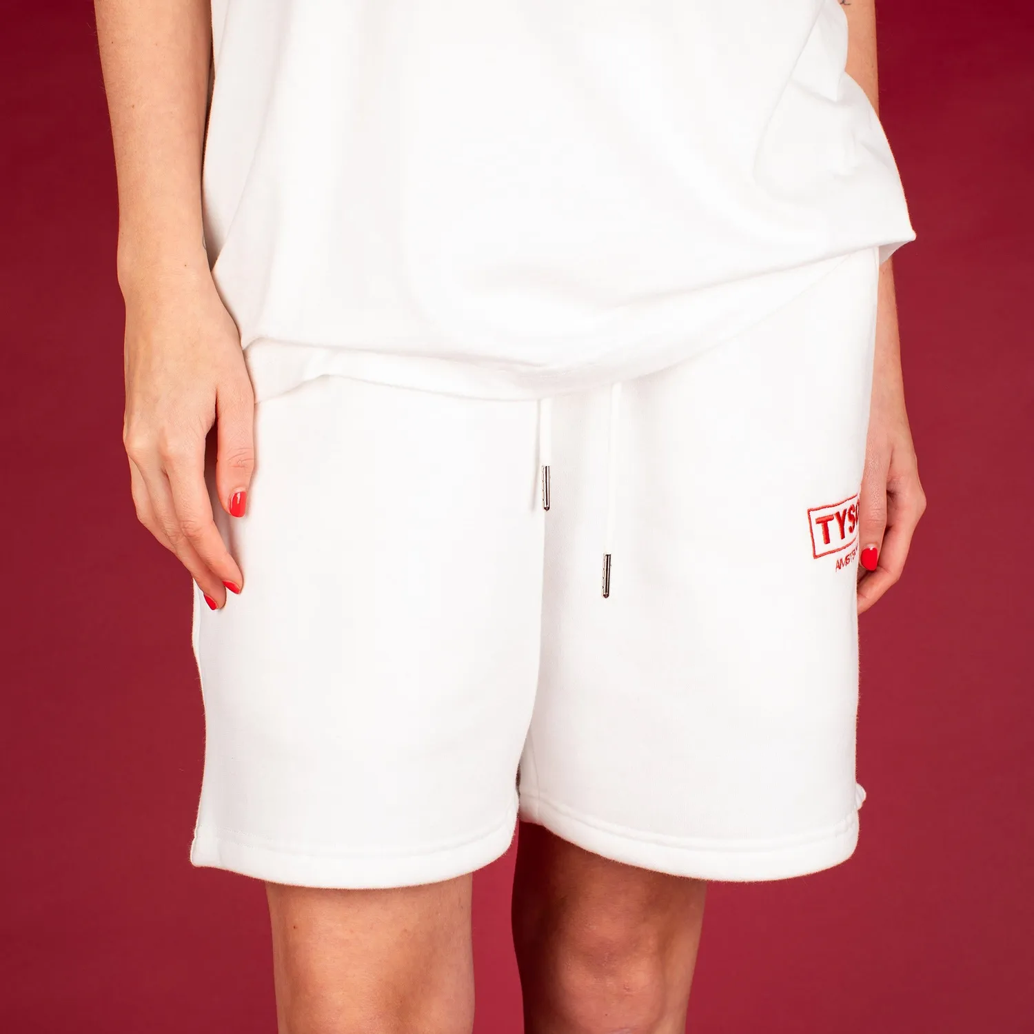 Tyson 2.0 Shorts short wit katoen