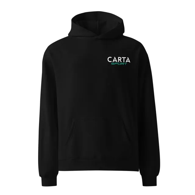 Focus V CARTA Sport hoodie zwart oversized katoen