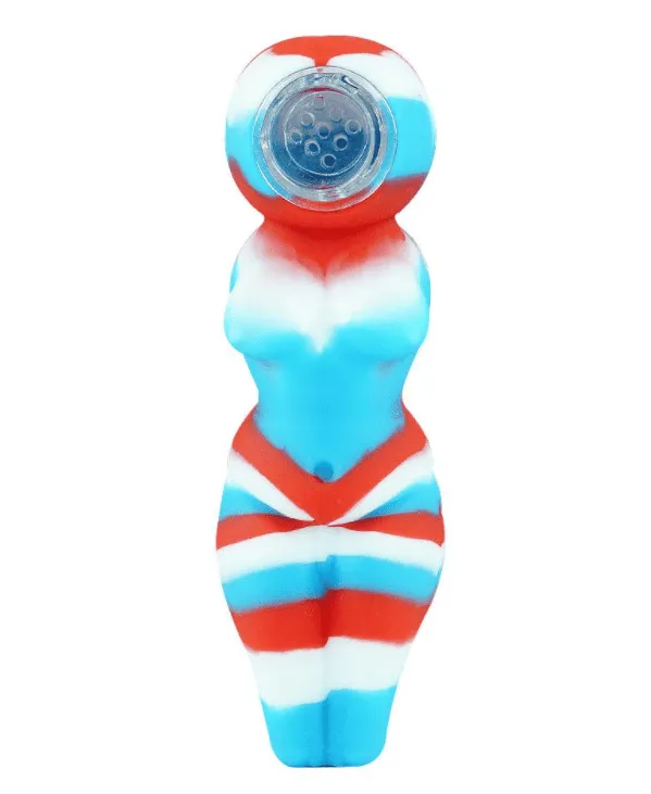 JCVAP siliconen dab rig pijp sexy woman klein