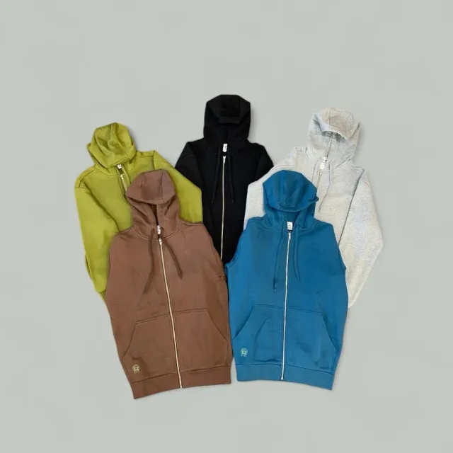 Divine Tribe Hemp hoodie hennep katoen fleece rits