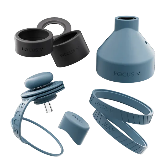 Focus V AERIS Swivel accessoireset siliconen Midnight