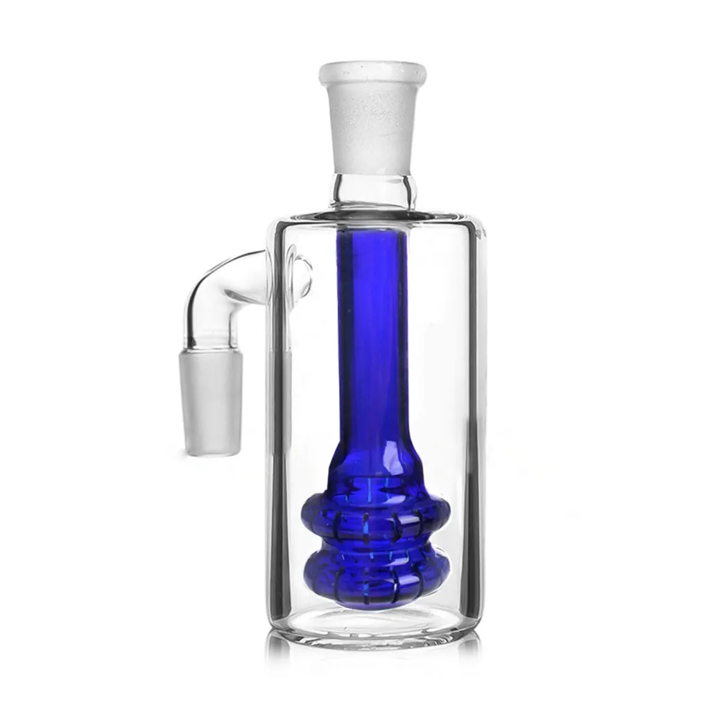 Dip Devices Double-Tier Showerhead ashcatcher 14mm 90° blauw
