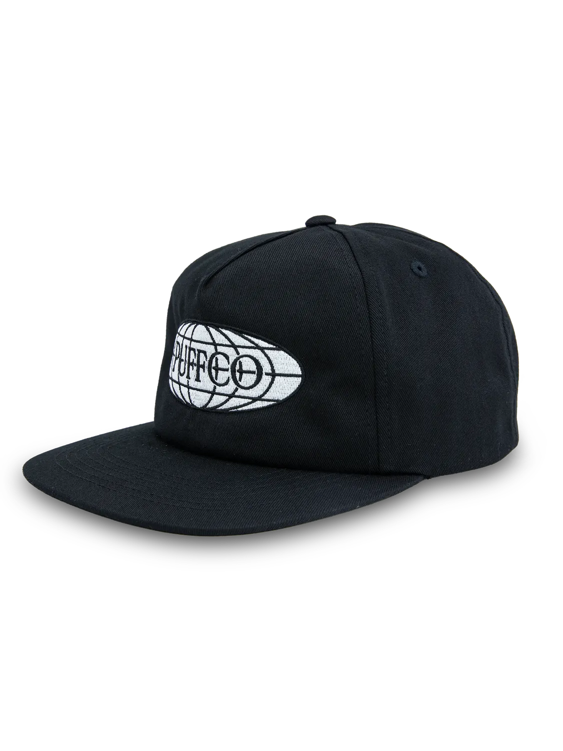 Puffco Globe Hat snapback zwart katoen