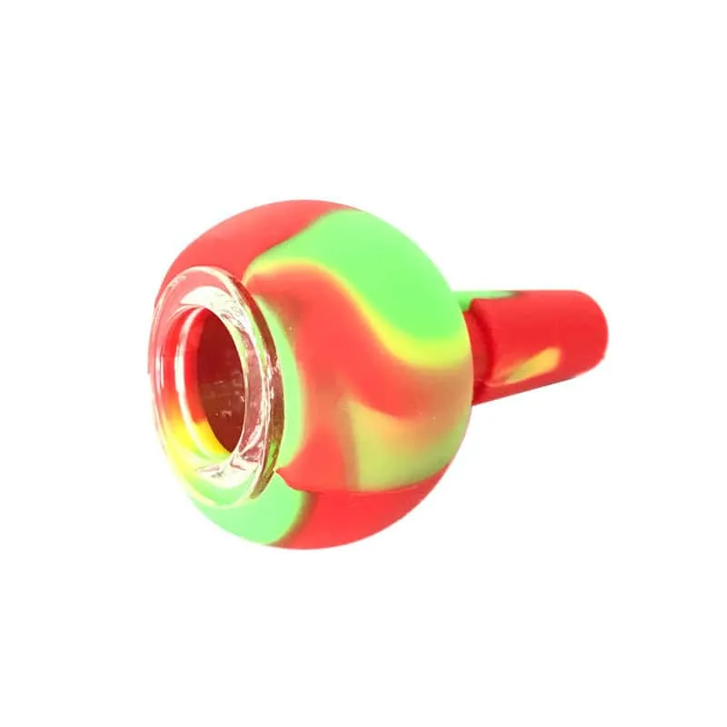 JCVAP Silicone Slide Bowl 14mm male bowl met glas