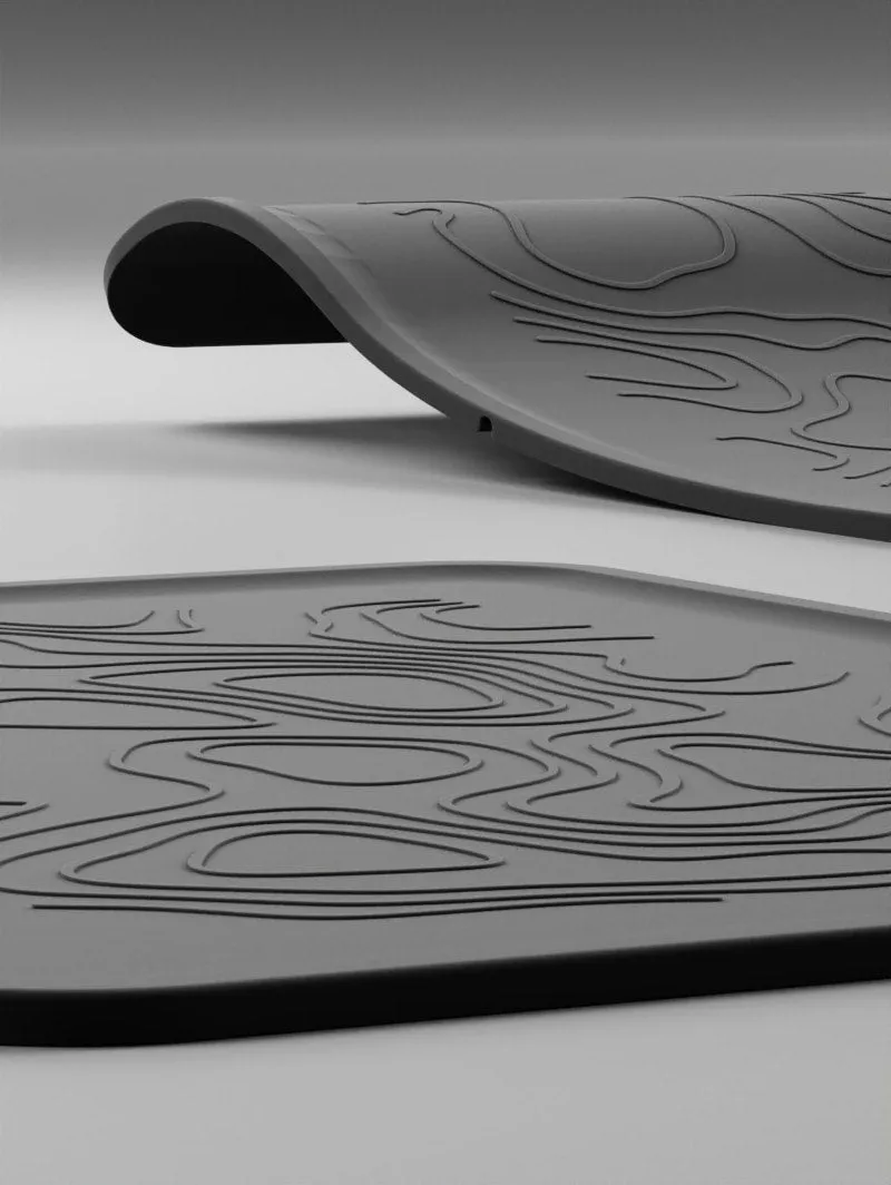 Vessel Mat siliconenmat zwart hittebestendig dab accessoire