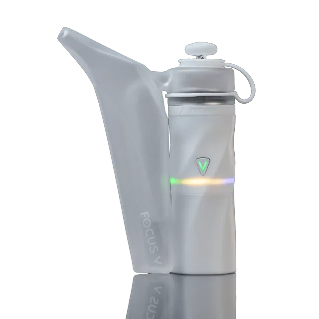 Focus V Aeris Bubbler Kit Frosted vaporizer met bubbler
