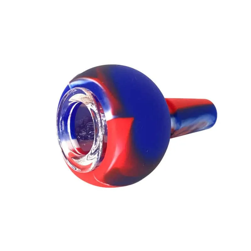 JCVAP Silicone Slide Bowl 14mm male bowl met glas
