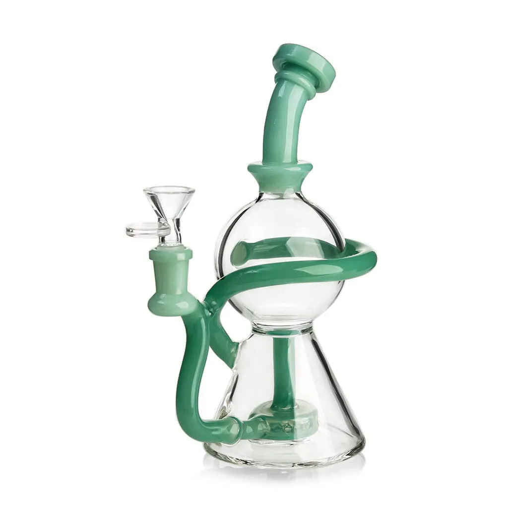 Dip Devices Dome Recycler dab rig 14mm blauw Wish Disc