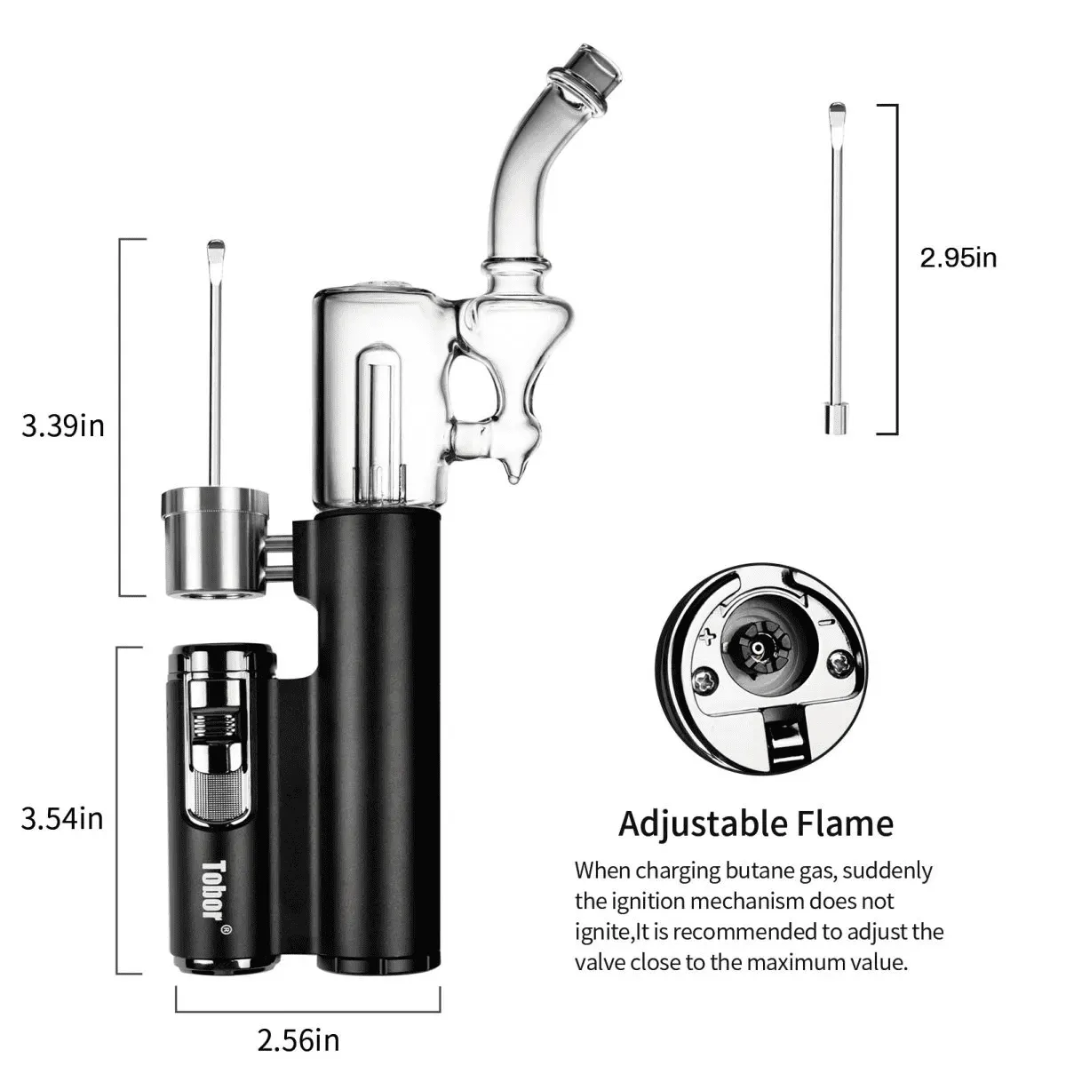 JCVAP Bazoka Pro Draagbare Dab Rig Mechanisch