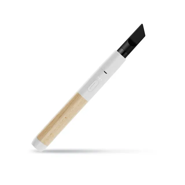 Vessel Craftsman White vaporizer beukenhout pen