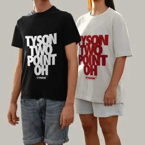 Tyson 2.0 Two Point Oh T-Shirt Zwart katoen