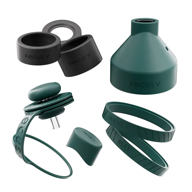 Focus V Aeris Swivel silicone accessoirekit jade
