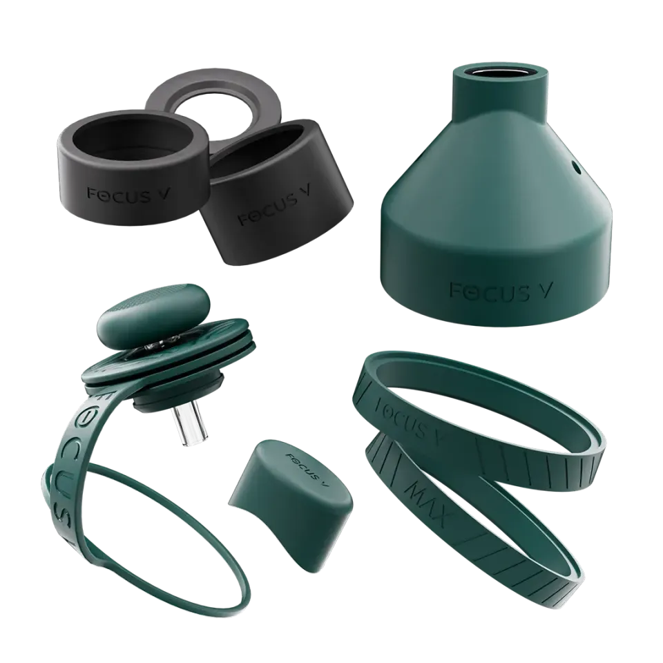 Focus V Aeris Swivel silicone accessoirekit jade