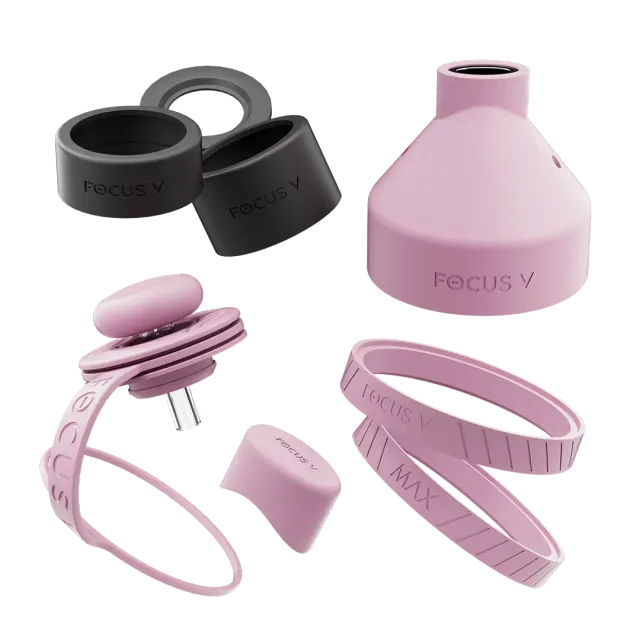 Focus V AERIS Swivel accessoireset silicone bubblegum