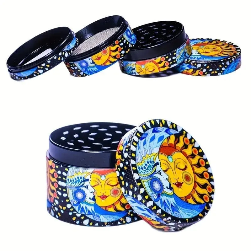 JCVAP 50mm 4-delige kruiden grinder aluminium