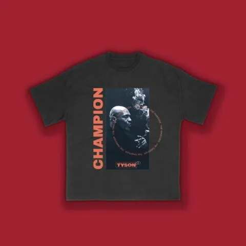 Tyson 2.0 Champion T-shirt zwart katoen unisex