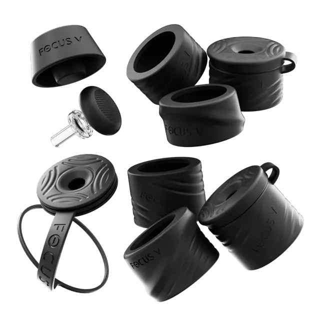 Focus V Carta Swivel Silicone Accessoirekit Black